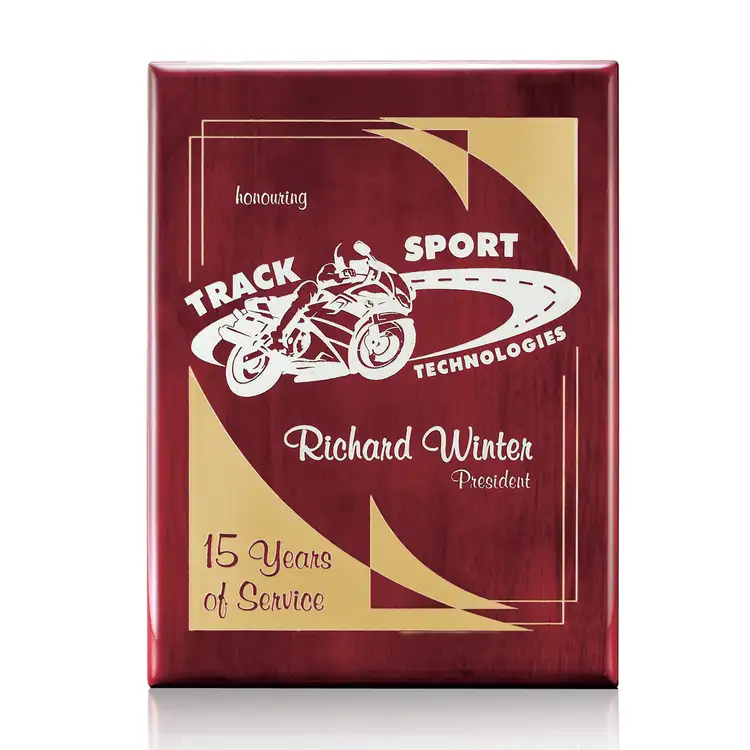Oakleigh Plaque - Rosewood #5
