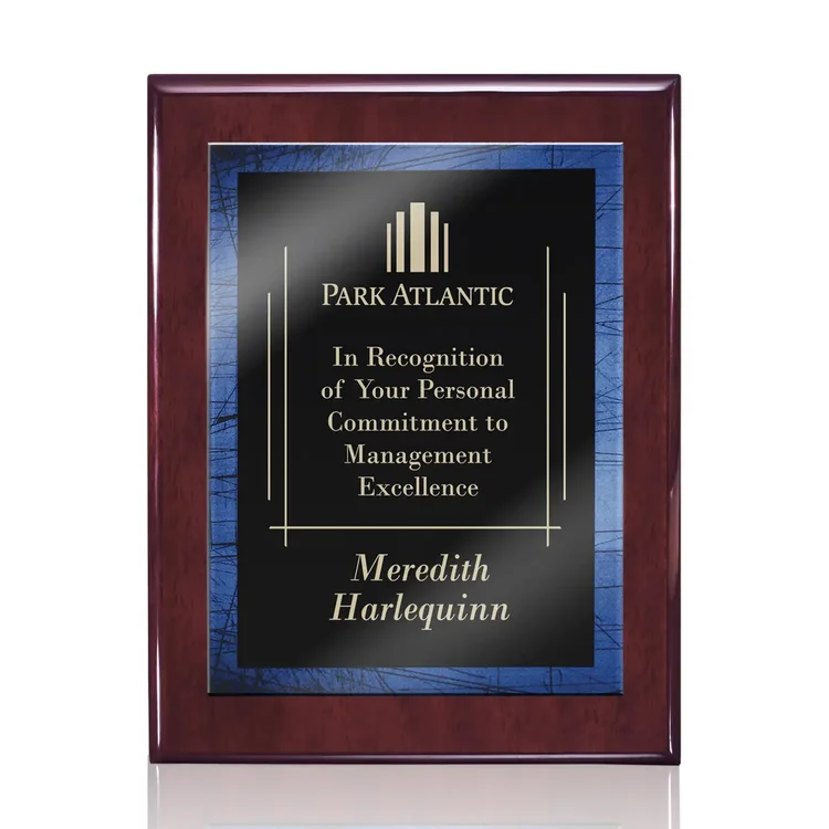 Oakleigh Caprice Plaque - Rosewood Finish #6