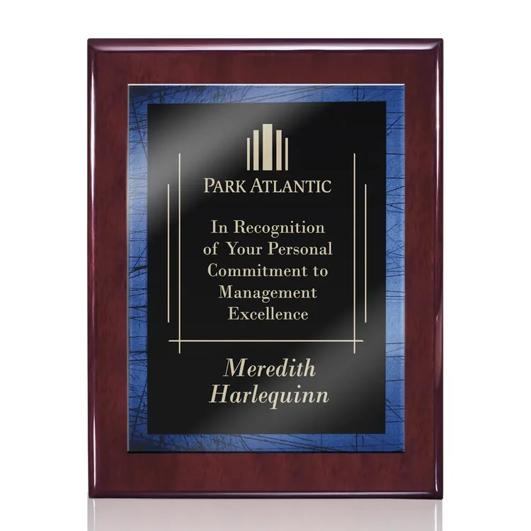 Oakleigh Caprice Plaque - Rosewood Finish #7
