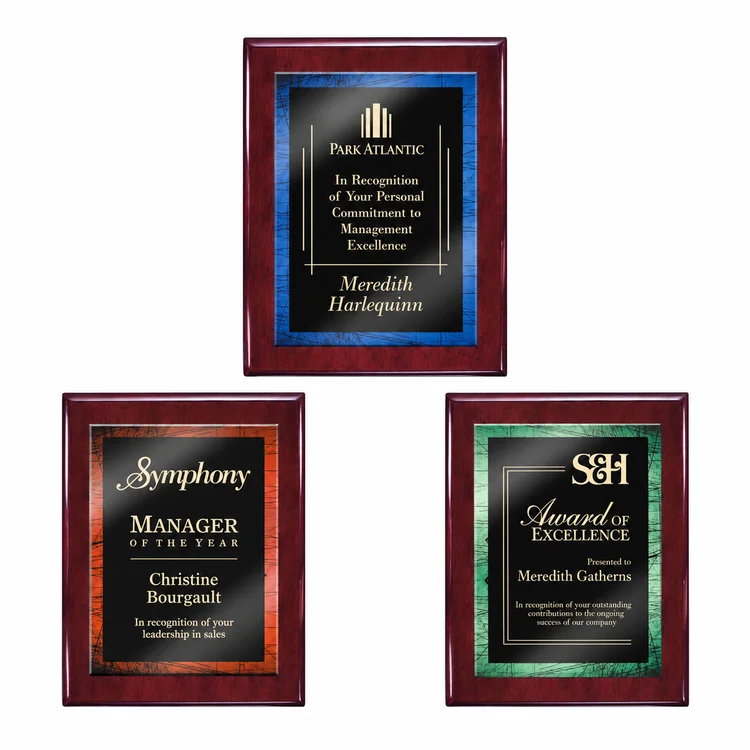 Oakleigh Caprice Plaque - Rosewood Finish