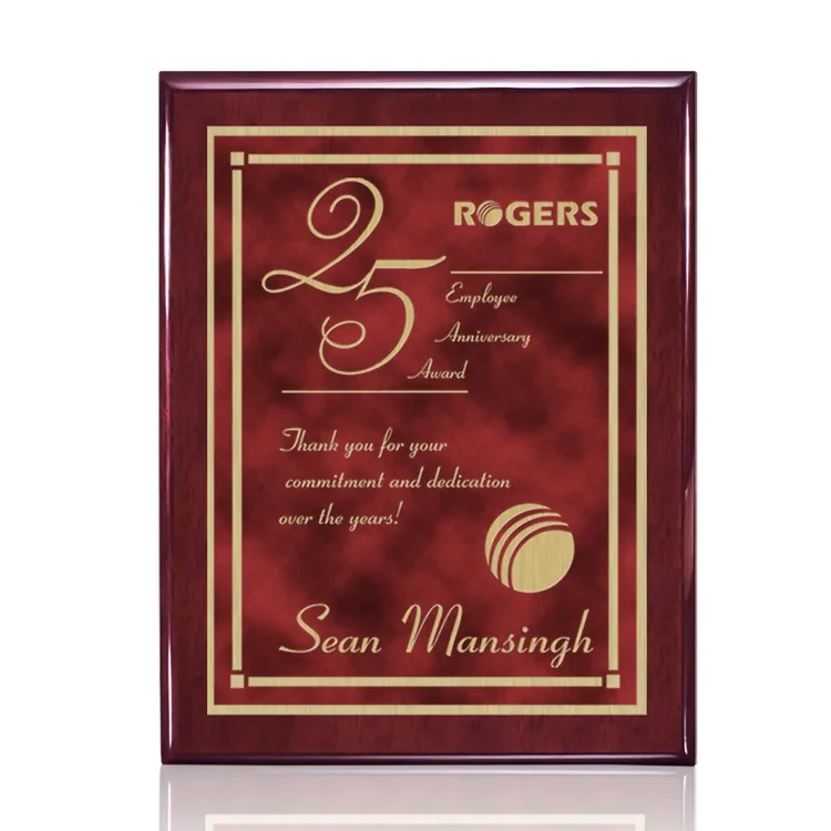Oakleigh Contempo Plaque - Rosewood Finish #3