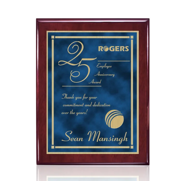 Oakleigh Contempo Plaque - Rosewood Finish #5
