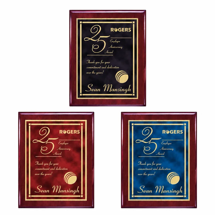 Oakleigh Contempo Plaque - Rosewood Finish