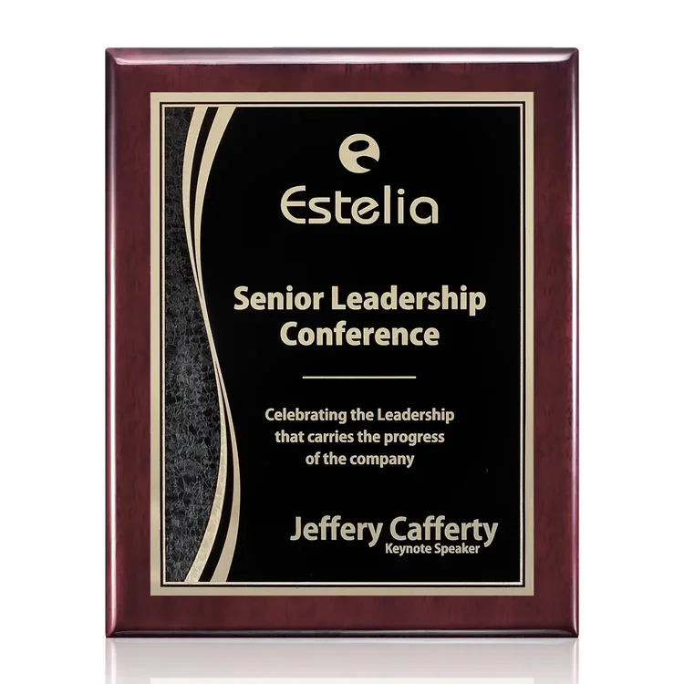 Oakleigh Finch Plaque - Rosewood Finish #10
