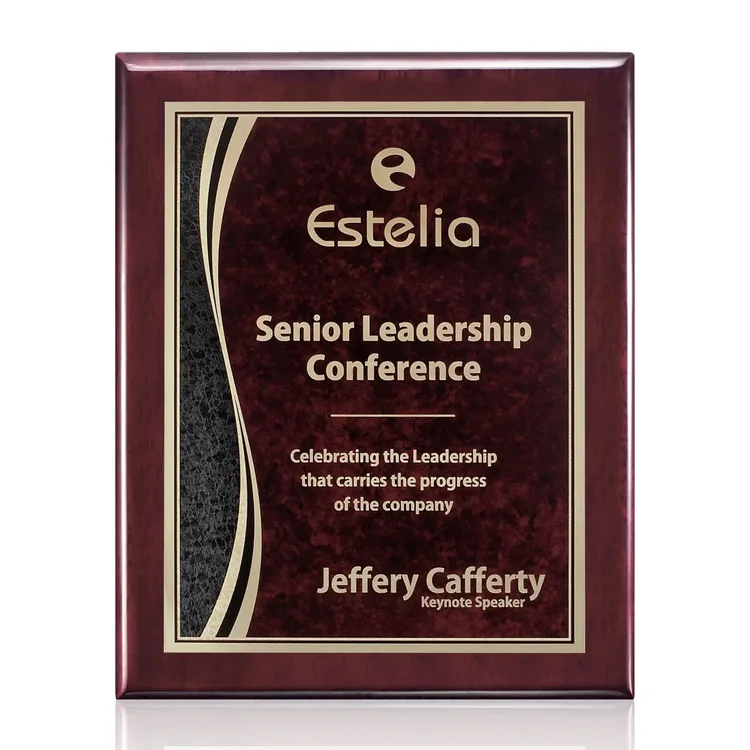 Oakleigh Finch Plaque - Rosewood Finish #4