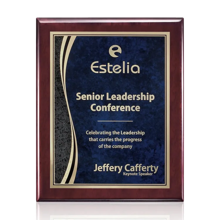 Oakleigh Finch Plaque - Rosewood Finish #6