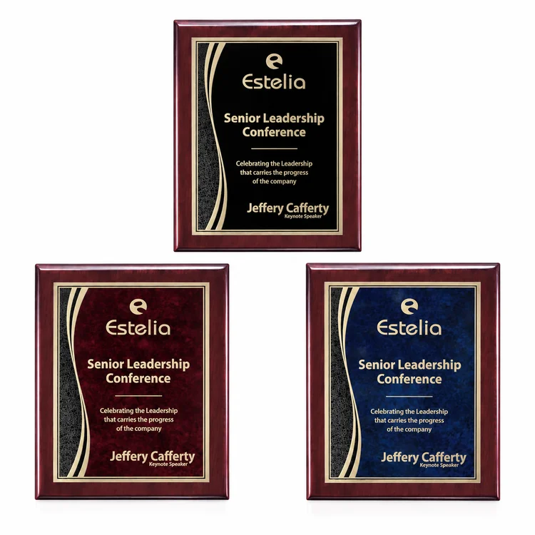 Oakleigh Finch Plaque - Rosewood Finish