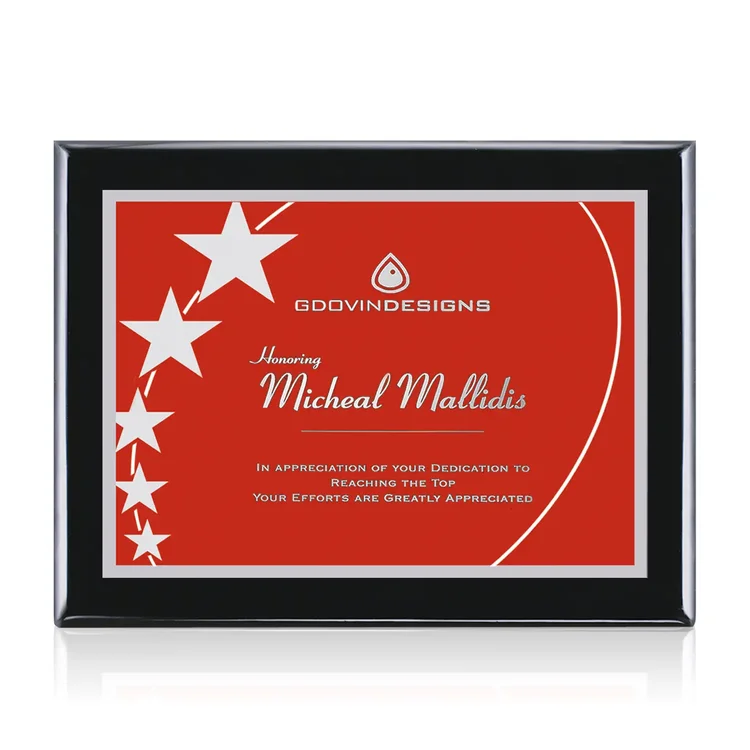Oakleigh Gemini - Black Finish Plaque #5