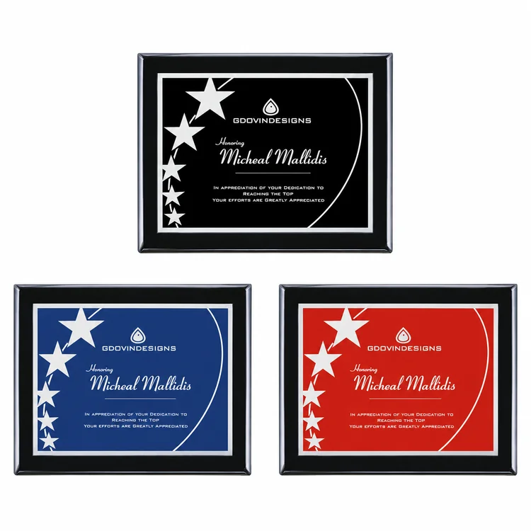 Oakleigh Gemini - Black Finish Plaque
