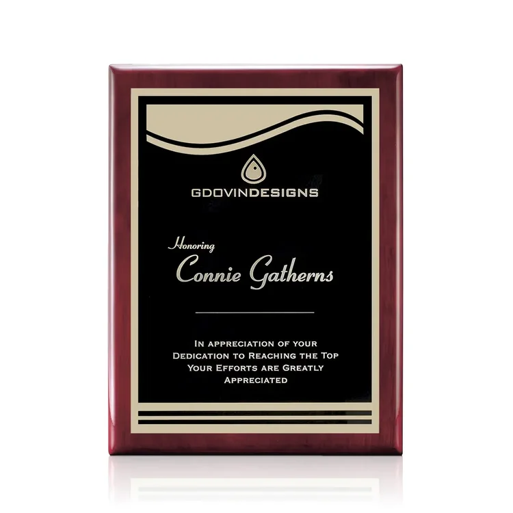 Plaque Oakleigh Marietta - Fini bois de rose #12