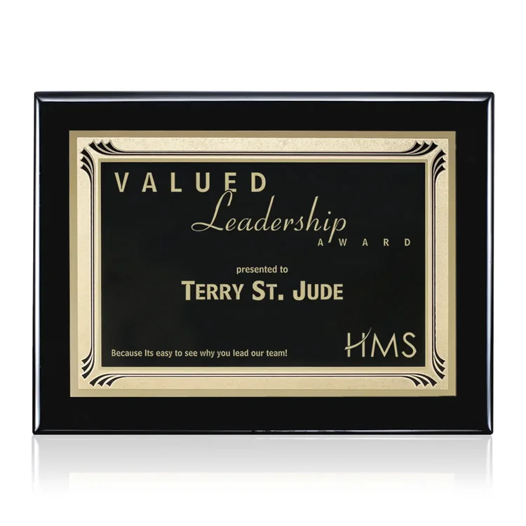 Oakleigh Sonata - Black Finish Plaque #4