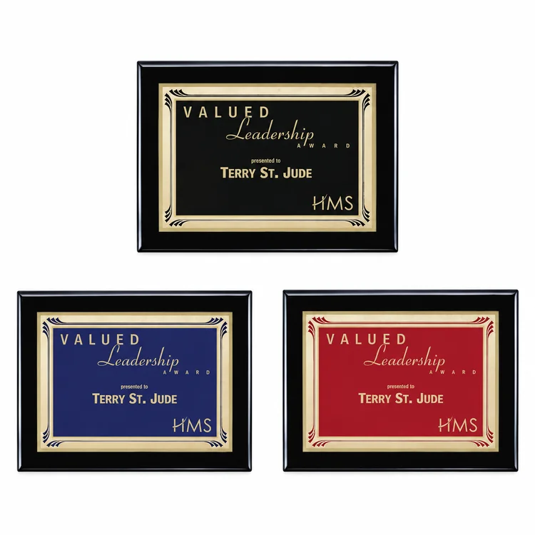 Oakleigh Sonata - Black Finish Plaque