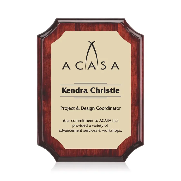 Orsina Everett - Rosewood Gold Plaque #2