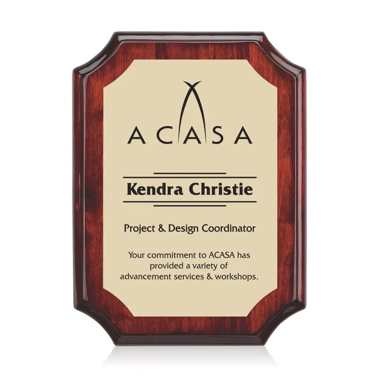 Orsina Everett - Rosewood Gold Plaque #3