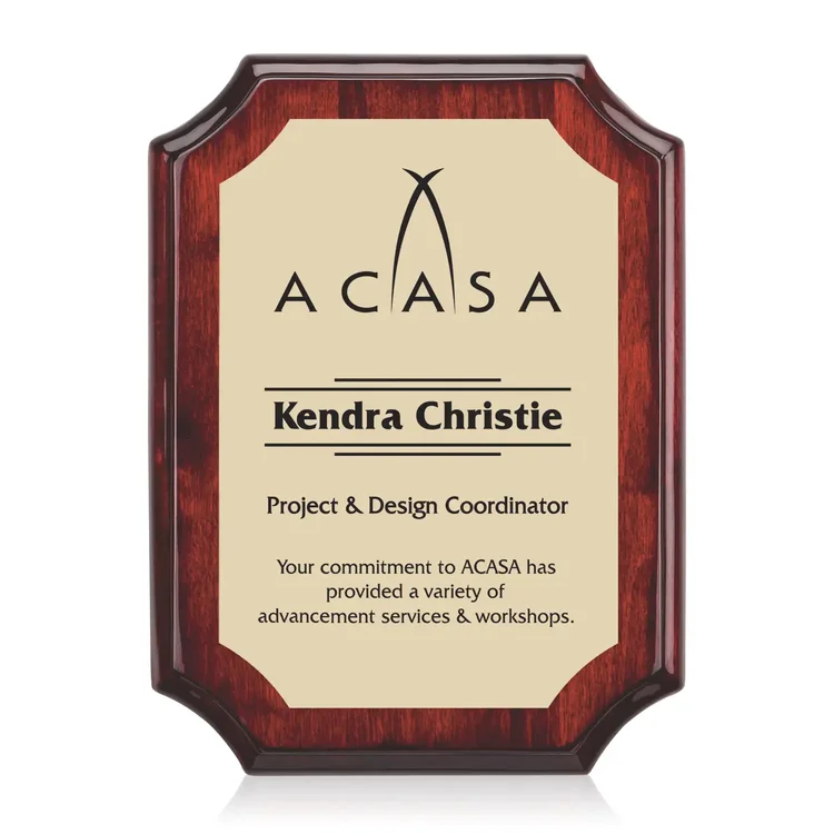 Orsina Everett - Rosewood Gold Plaque #4
