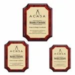 Plaque Orsina Everett - Bois de rose et Or