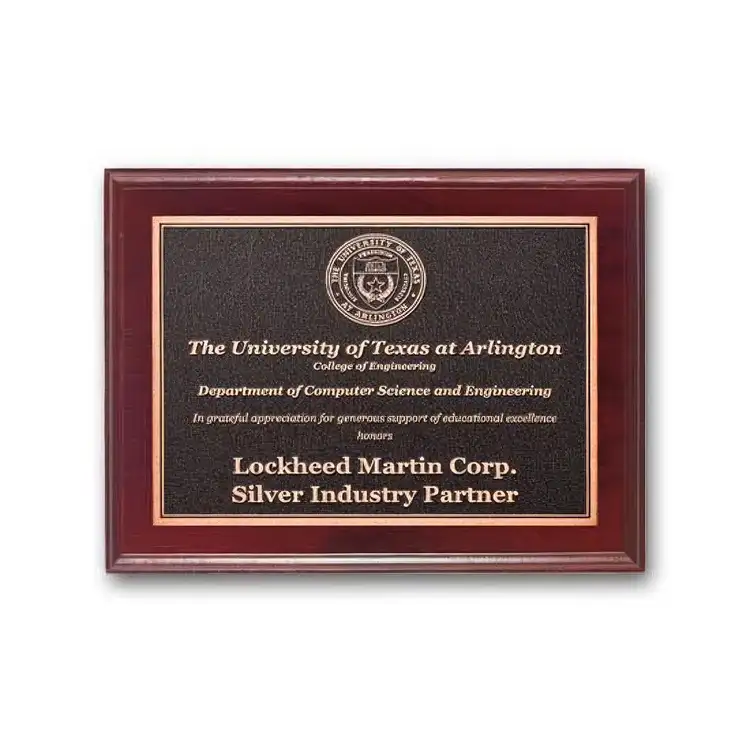 Photocast Plaque - Mahogany #3