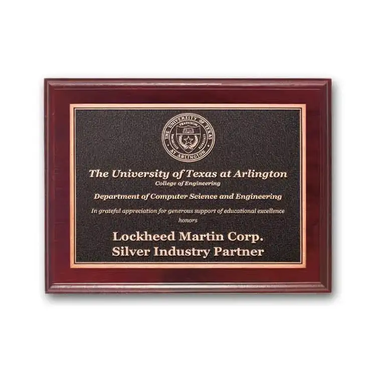 Photocast Plaque - Mahogany #4