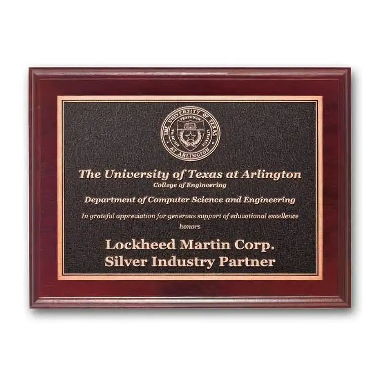 Photocast Plaque - Mahogany #5