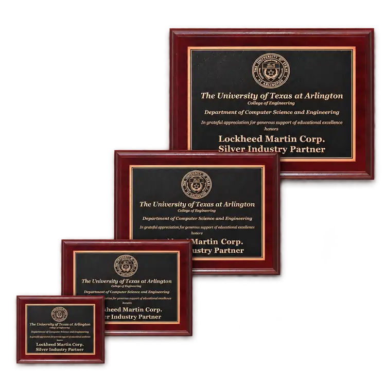 Photocast Plaque - Mahogany