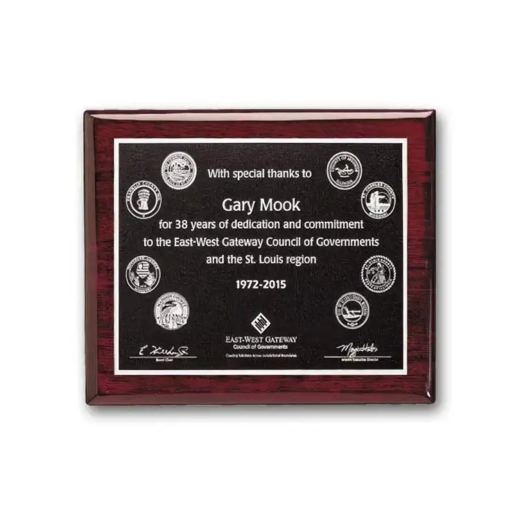 Photocast Plaque - Rosewood #2