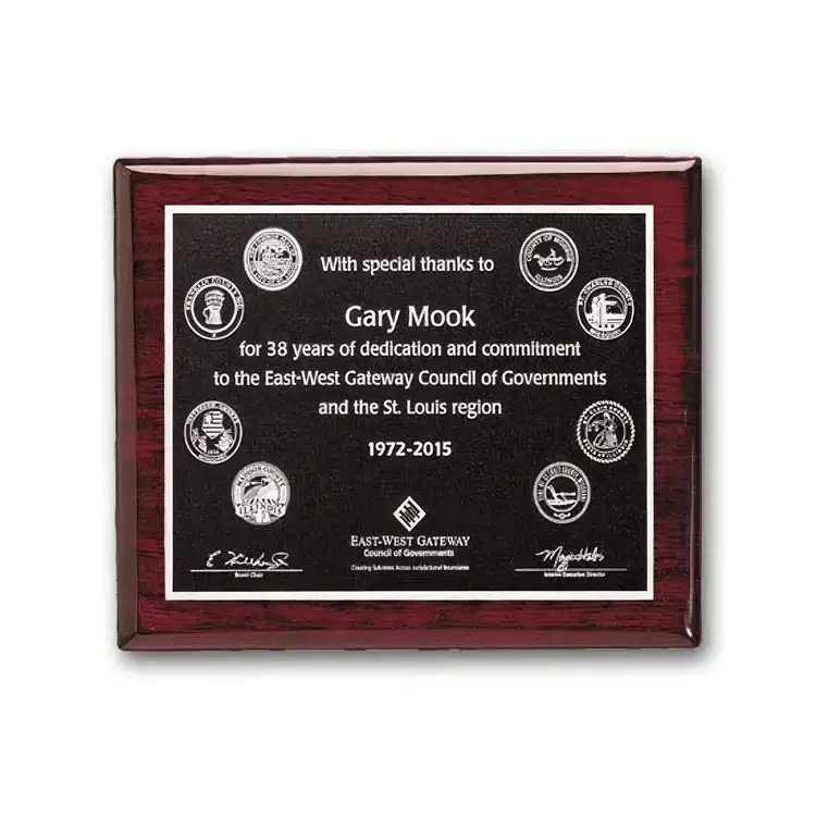 Photocast Plaque - Rosewood #3