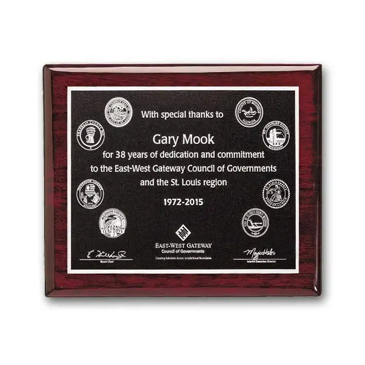 Photocast Plaque - Rosewood #4
