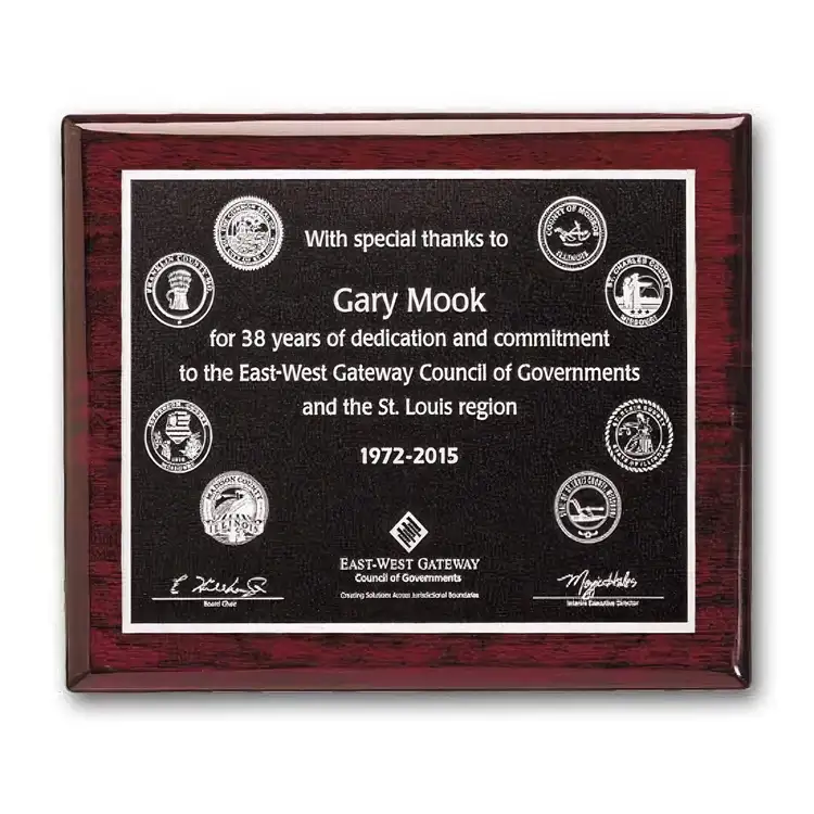 Photocast Plaque - Rosewood #5