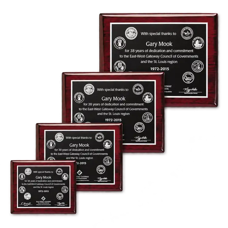 Photocast Plaque - Rosewood