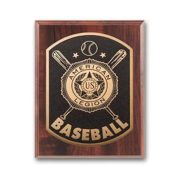 Photocast Plaque - Walnut Finish #4