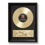 Plaque Record Breaker encadrée - Noir/Or