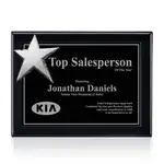 Plaque Rising Star - Noir/Chrome 12 x 15 po