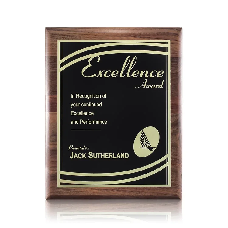 Sedgewick Marietta - Walnut Finish Plaque #10