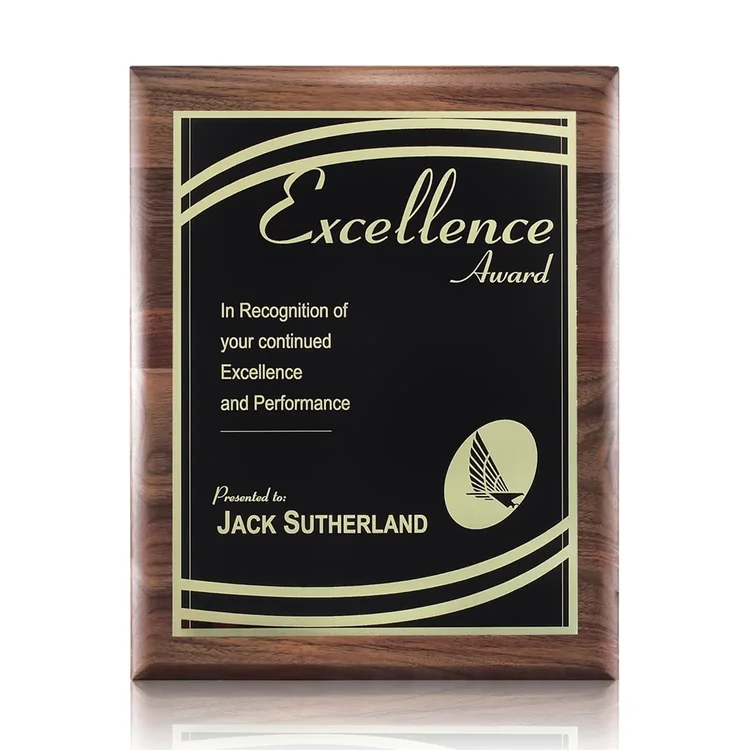 Sedgewick Marietta - Walnut Finish Plaque #12