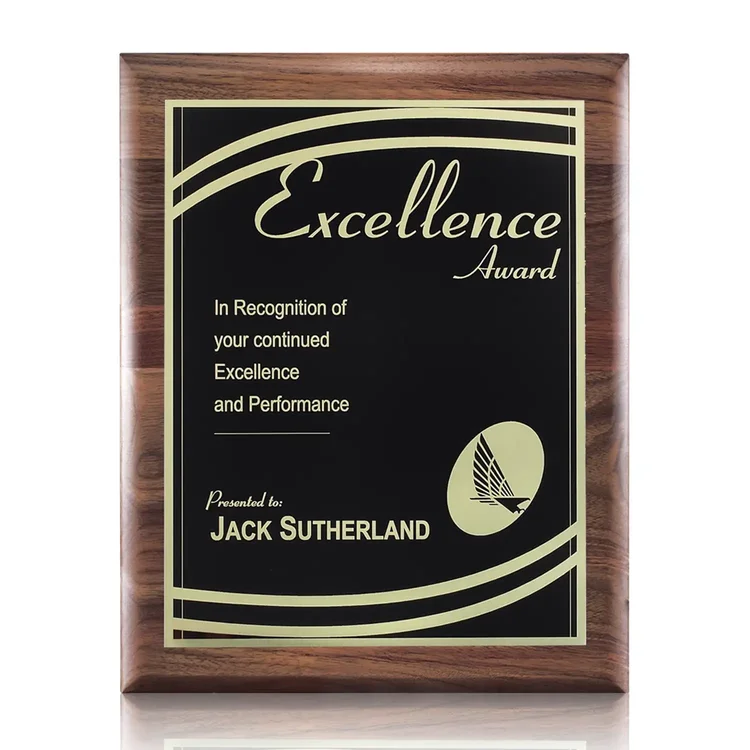 Sedgewick Marietta - Walnut Finish Plaque #13