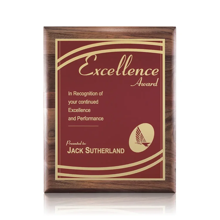 Sedgewick Marietta - Walnut Finish Plaque #2