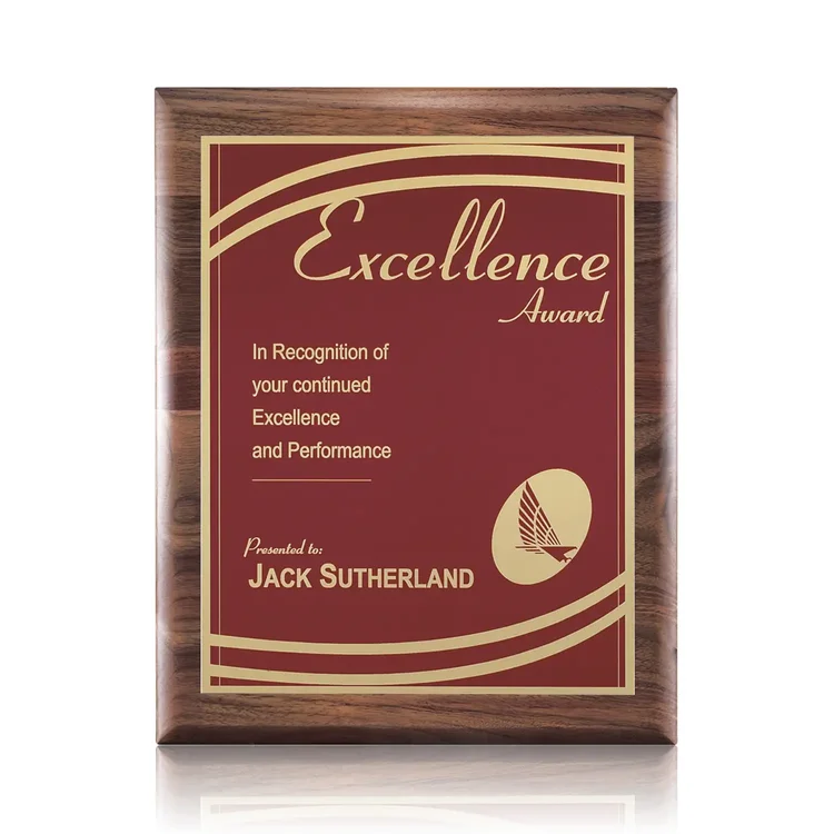 Sedgewick Marietta - Walnut Finish Plaque #3
