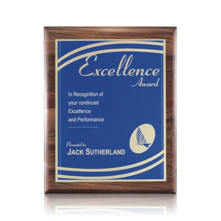 Sedgewick Marietta - Walnut Finish Plaque #6