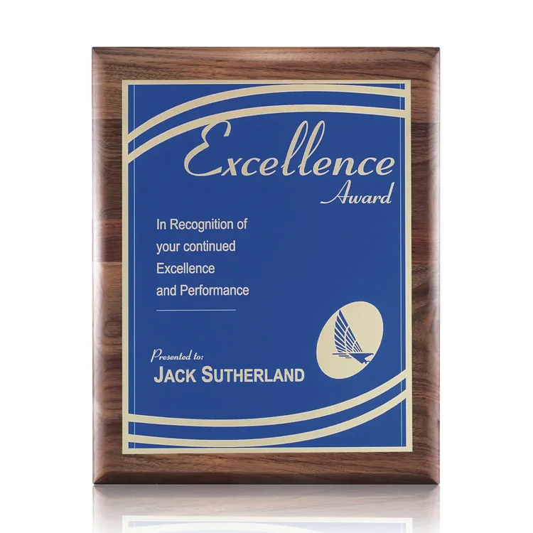 Sedgewick Marietta - Walnut Finish Plaque #8