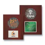 Plaque Silver Opaline - Plaquette plate