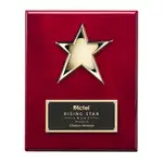 Plaque Star - Or/Bois de Rose 8 x 10 po