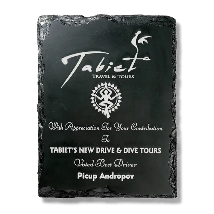 Stonecast Slate Plaque #3