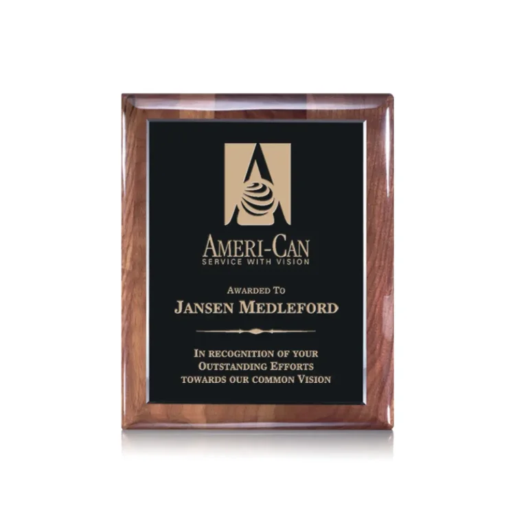 Telford Plaque - Ebony Walnut #2