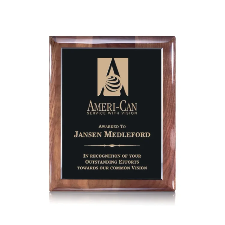 Telford Plaque - Ebony Walnut #3