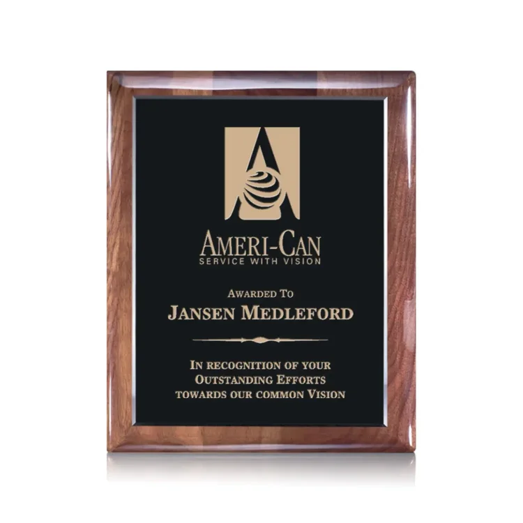 Telford Plaque - Ebony Walnut #4