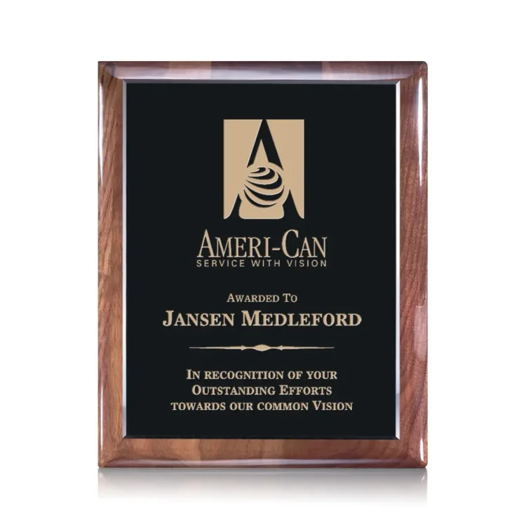 Telford Plaque - Ebony Walnut #5