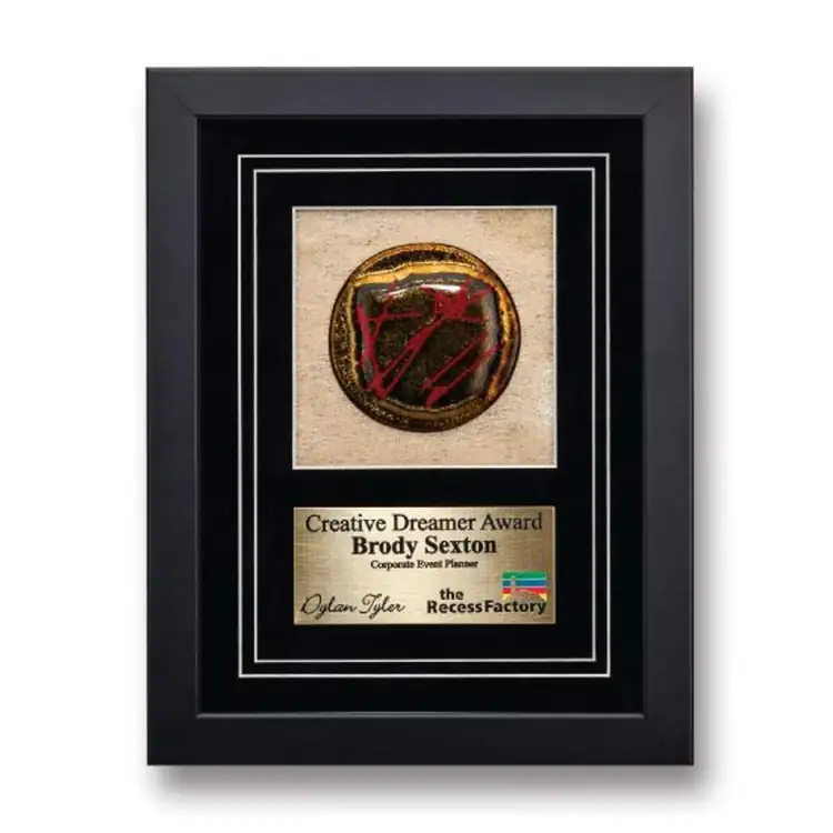 Virtuoso Glass Medallion Plaque #3