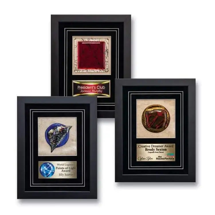 Virtuoso Glass Medallion Plaque