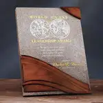 Plaque Wave 8 x 10.5 po - gravure et impression