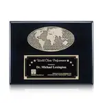 Plaque World - Noir 9 x 12 po